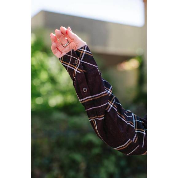 NEW SANCTUARY new generation boyfriend shirt in romantic plaid - Picture 3 of 3